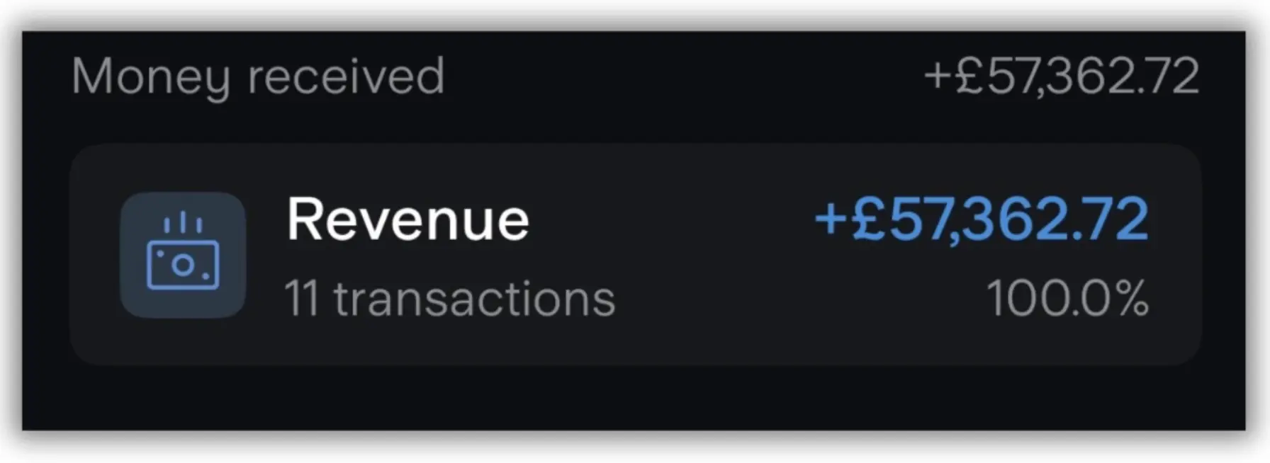 The Growth Partner revenue screenshot